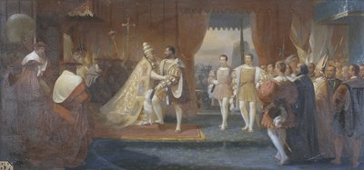 Meeting of Francis I and Pope Clement VII in Marseille, October 13, 1533 by Charles Philippe Lariviere